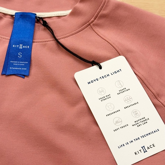 Dusty Rose Made to Move Pullover - S - Picture 4 of 4